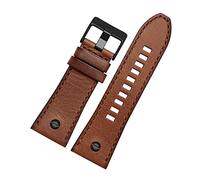 Elegantyl Bracelet de montre 24mm 26mm 28mm Bracelet de montre en cuir Bracelet de remplacement pour montre pour hommes + Outil d'installation, 28mm