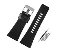 Bracelet de montre en cuir 22mm - 34mm Montre pour homme Bracelet de remplacement Accessoires de montre + Outil d'installation, 32mm