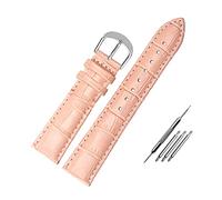 Elegantyl Bracelet de montre en cuir véritable 12mm - 20mm pour femmes hommes montre bracelet de remplacement accessoires de montre, 20mm