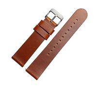 Elegantyl Bracelet de montre en cuir véritable 18mm 20mm 22mm bracelet de montre barre de dégagement rapide bracelet de montre pour hommes + outil d'installation, 18mm