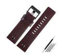 Elegantyl Bracelet de montre en cuir véritable 22 24 26 27 28 30mm Bracelet de montre pour bracelet de remplacement de montre pour hommes, 28mm