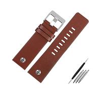 Elegantyl Bracelet de montre en cuir véritable 22 24 26 27 28 30mm Bracelet de montre pour bracelet de remplacement de montre pour hommes, 28mm