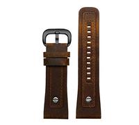 Bracelet de montre en cuir véritable 28mm pour homme avec boucle ardillon Accessoires de montre + outil d'installation, 28mm