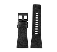 Elegantyl Bracelets de montre en cuir 26mm 27mm 28mm 30mm 32mm Bracelet de montre de grande taille Accessoires de montre pour hommes, 32mm