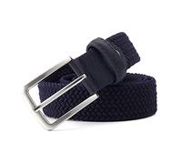 Elegantyl Hommes Ceinture Élastique Ceinture Toile Stretch Tressé Ceinture 3.4cm Largeur Jeans Ceinture Vêtements Accessoires, 150cm