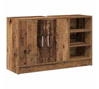 Eleganz Armoire à évier en bois 90 x 29 x 55 cm - Meuble de cuisine pour petites pièces et cuisines rustiques - Solution de rangement avec aspect bois vieilli