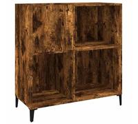 Eleganz Armoire à panneaux en chêne fumé 84,5 x 38 x 89 cm - Ensemble de meubles de salon en matériau dérivé du bois élégant et peu encombrant pour les espaces de vie modernes