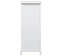 Eleganz Armoire d'appoint en bois de paulownia et MDF, 35 x 30 x 90 cm, ensemble de meubles de salon, stable et durable, peu encombrant, pour les petits espaces, design moderne