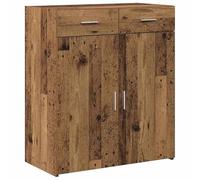 Eleganz Armoire de salle de bain, aspect bois vieilli, 80 x 42,5 x 93,5 cm, meuble de salon, en matériau dérivé du bois, meuble élégant pour un intérieur rustique, parfait pour le salon ou le couloir