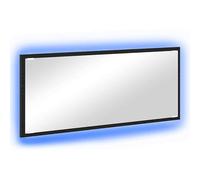 Eleganz Armoire de salle de bain, aspect chêne, 90 x 8,5 x 37 cm, en matériau dérivé du bois, élégante et peu encombrante, pour petites salles de bains, miroir et rangement