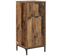 Eleganz Armoire de salle de bain, avec tiroirs, en bois recyclé, élégante et pratique, pour ensembles de meubles de salle de bain, 39,5 x 36 x 88 cm, matériau à base de bois et métal, peu encombrante