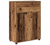 Eleganz Armoire de salle de bain en bois - 72,5 x 36,5 x 100 cm - Ensemble de meubles élégants pour salle de bain et WC d'invités - Peu encombrant et durable