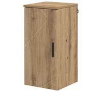 Eleganz Armoire de salle de bain en bois avec porte aspect chêne 30 x 31,5 x 61 cm - Solution de rangement pour serviettes et produits de toilette - Ensemble de meubles de salle de bain modernes
