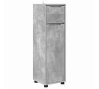 Eleganz Armoire de salle de bain, en bois dérivé du bois, 30,5 x 30 x 101 cm, moderne, avec espace de rangement, imperméable et durable