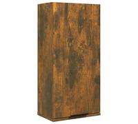 Eleganz Armoire de salle de bain, en matériau dérivé du bois, montage mural, 32 x 20 x 67 cm, style moderne en chêne fumé, peu encombrante et durable