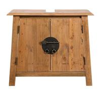 Eleganz Armoire de salle de bain, en pin massif, 70 x 32 x 63 cm, moderne, avec une grande stabilité et une longue durée de vie, parfaite pour les petites salles de bains et WC d'invités