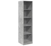 Eleganz Armoire en bois - Gris béton - 50 x 50 x 200 cm - Armoire moderne pour chambre à coucher et appartement - Peu encombrante et stable - Idéale pour les petits espaces