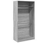 Eleganz Armoire en bois - Gris - Sonoma - 100 x 50 x 200 cm - Armoire moderne pour chambre à coucher et salon - Aspect espace de rangement pour vêtements et accessoires - Durable et élégante