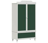 Eleganz Armoire en bois - Tableau noir blanc avec porte - 90 x 45 x 165 cm - Armoire murale moderne pour chambre à coucher et chambre d'enfant - Peu encombrante et élégante