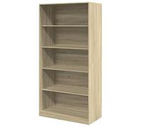 Eleganz Armoire en chêne Sonoma - 100 x 50 x 200 cm - En bois - Penderie moderne avec beaucoup d'espace de rangement pour chambre à coucher et salon