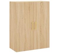 Eleganz Armoire murale, en chêne Sonoma, 69,5 x 34 x 90 cm, pour le salon, peu encombrante et élégante, meuble moderne pour les petits espaces