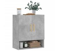 Eleganz Armoire murale, gris béton, 60 x 31 x 70 cm, moderne, en matériau dérivé du bois, peu encombrante et élégante, idéale pour les petites pièces et ensembles de meubles de salon