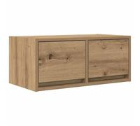 Eleganz Armoire TV, chêne artisanal, 60 x 31 x 25,5 cm, en matériau dérivé du bois, moderne, pour le salon, peu encombrant et durable