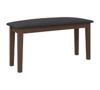 Eleganz Banc en bois massif 90 cm marron - Banc élégant pour salon, jardin et entrée - Durable et naturel - Idéal pour les petits espaces