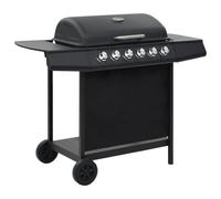 Eleganz Barbecue à gaz avec 6 flammes en acier revêtu par pulvérisation - Parfait pour le jardin et le balcon - Durable et facile d'entretien - Solution idéale pour les barbecues avec vos amis et