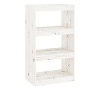 Eleganz Bibliothèque en bois de pin massif, 60 x 30 x 103,5 cm, séparateur de pièce, pour salon et bureau, systèmes d'étagères stables pour l'ordre et le style