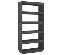 Eleganz Bibliothèque en pin massif 80 x 35 x 167 cm - Séparateur de pièce pour salon, bureau ou chambre à coucher - Système d'étagères stable pour plus d'espace de rangement et d'ordre