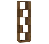 Eleganz Bibliothèque en pin massif | Séparateur de pièce 51 x 25 x 163,5 cm | Système d'étagères stables pour salon et bureau | Design naturel pour les petits espaces