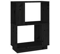Eleganz Bibliothèque en pin massif | Séparateur de pièce 51 x 25 x 70 cm | Système d'étagères stables pour salon et bureau | Design naturel pour les petits espaces