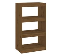 Eleganz Bibliothèque en pin massif | Séparateur de pièce 60 x 30 x 103,5 cm | Système d'étagères stable pour salon et bureau | Design naturel pour les petits espaces