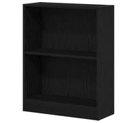 Eleganz Bibliothèque noire 60 x 24 x 76 cm en matériau à base de bois - Système d'étagères stables pour salon, bureau et plus - Peu encombrante et durable