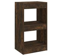 Eleganz Bibliothèque séparateur de pièce en chêne fumé 40 x 30 x 72 cm | Matériau du bois | Peu encombrante et durable | Idéale pour les petits appartements et les bureaux