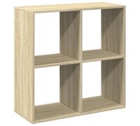 Eleganz Bibliothèque, séparateur de pièce, en chêne Sonoma, 69,5 x 29 x 69,5 cm, élégante comme séparateur de pièce pour le salon et le bureau, durable et stable