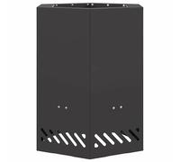 Eleganz Brasero en acier laminé à froid - 38 x 38 x 51 cm - Cheminée d'extérieur moderne pour jardin, terrasse et balcon - Durable et résistante aux intempéries - Idéale pour les soirées confortables