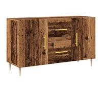 Eleganz Buffet aspect bois vieilli 100 x 36 x 60 cm - Ensemble de meubles de salon en bois dérivé du bois, style rural et beaucoup d'espace de rangement - Parfait pour les petits espaces