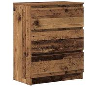 Eleganz Buffet aspect bois vieilli 60 x 35 x 76 cm - Meuble de salon en matériau à base de bois, style rural et qualité robuste, parfait pour les intérieurs modernes et rustiques