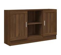 Eleganz Buffet aspect chêne - 120 x 30,5 x 70 cm - Ensemble de meubles de salon en bois et MDF - Buffet moderne pour salon, chambre à coucher ou couloir - Élégant et peu encombrant