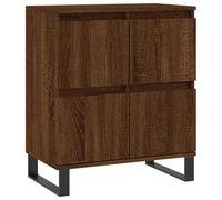 Eleganz Buffet aspect chêne - 60 x 35 x 70 cm - Ensemble de meubles de salon - Élégant meuble TV avec espace de rangement - Étagère moderne pour salon et couloir - Design solide en bois