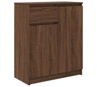 Eleganz Buffet avec tiroir marron aspect chêne 71 x 35 x 84 cm - Buffet de salon moderne avec espace de rangement pour les petits espaces, durable et élégant