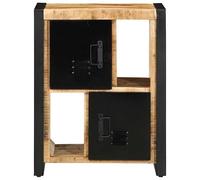 Eleganz Buffet de salon en bois de manguier - 55 x 35 x 70 cm - Meuble TV moderne avec espace de rangement - Aspect naturel et durable - Idéal pour les petits espaces