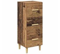 Eleganz Buffet en bois recyclé 34,5 x 34 x 90 cm en matériau à base de bois - Armoire de salon pour aménagement moderne, design élégant et rangement pratique