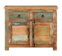 Eleganz Buffet en bois recyclé massif, 68 x 35 x 55 cm, ensemble de meubles de salon, élégant et durable, parfait pour les petites pièces et les aménagements modernes