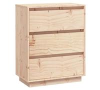Eleganz Buffet en pin massif 60 x 34 x 75 cm | Ensemble de meubles de salon | Naturel et durable | Non traité pour une décoration élégante