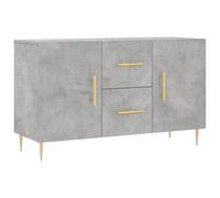 Eleganz Buffet gris béton 100 x 36 x 60 cm | Ensemble de meubles de salon en bois | Meuble TV moderne avec espace de rangement | Idéal pour les petites pièces et les salons