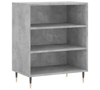 Eleganz Buffet, gris béton, 57 x 35 x 70 cm, ensemble de meubles de salon modernes, en matériau dérivé, solution de rangement pour petits espaces, durable et élégant