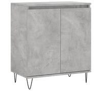 Eleganz Buffet, gris béton, 60 x 35 x 70 cm, meuble de salon moderne, en matériau à base de bois, solution de rangement pour petits espaces, durable et élégant
